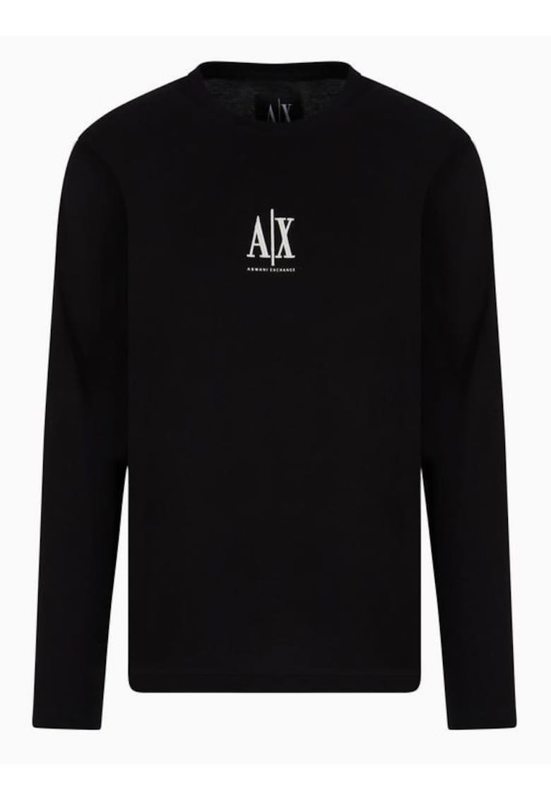 Armani Exchange Bluza cu detaliu logo