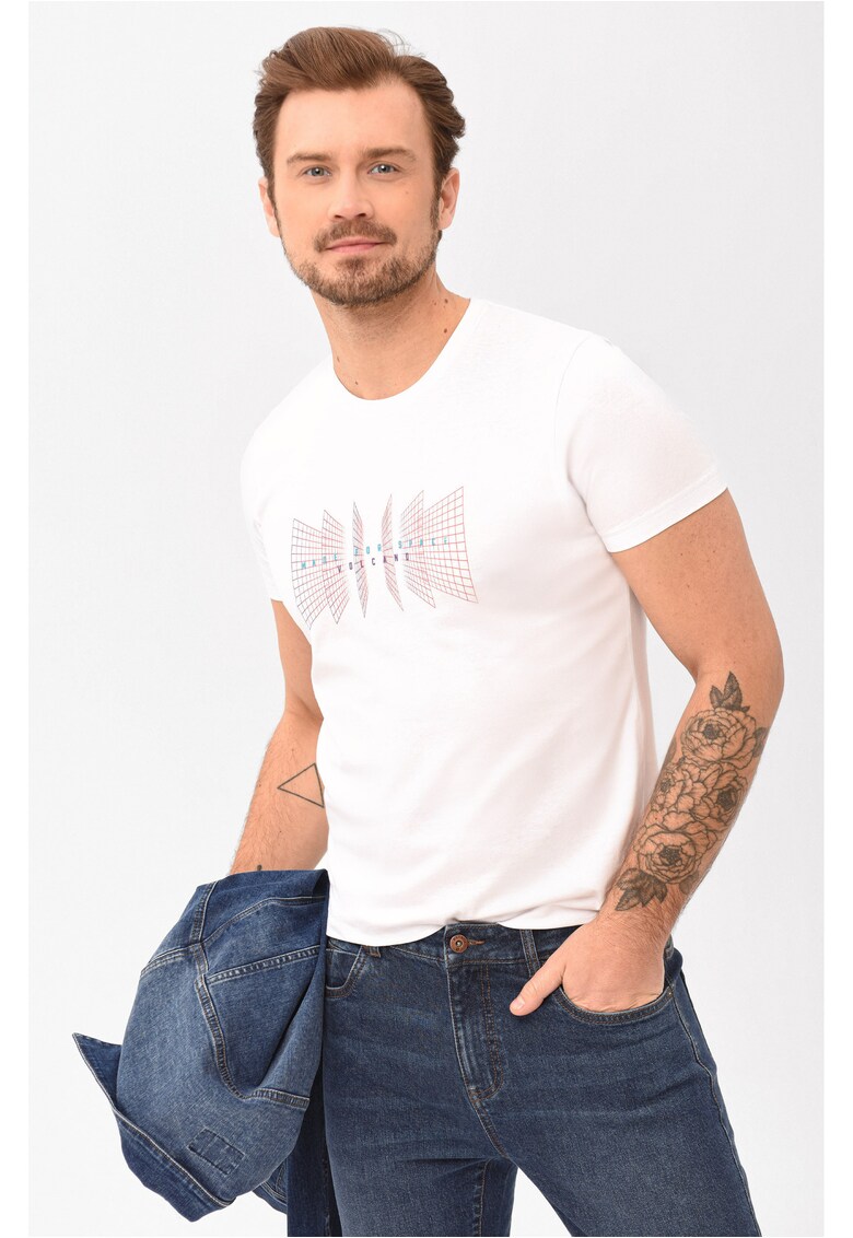 Tricou T-Flux pentru barbati - alb - Alb