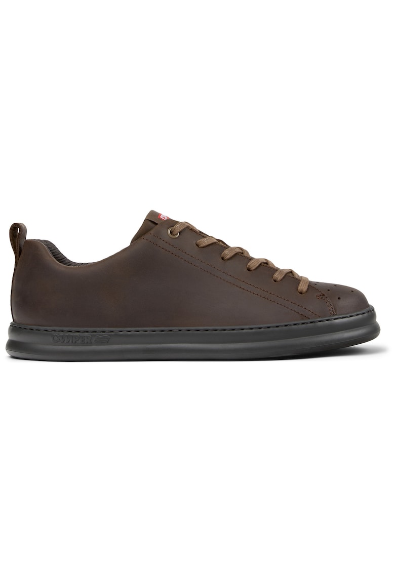 Pantofi sport din piele Runner Four - Maro inchis
