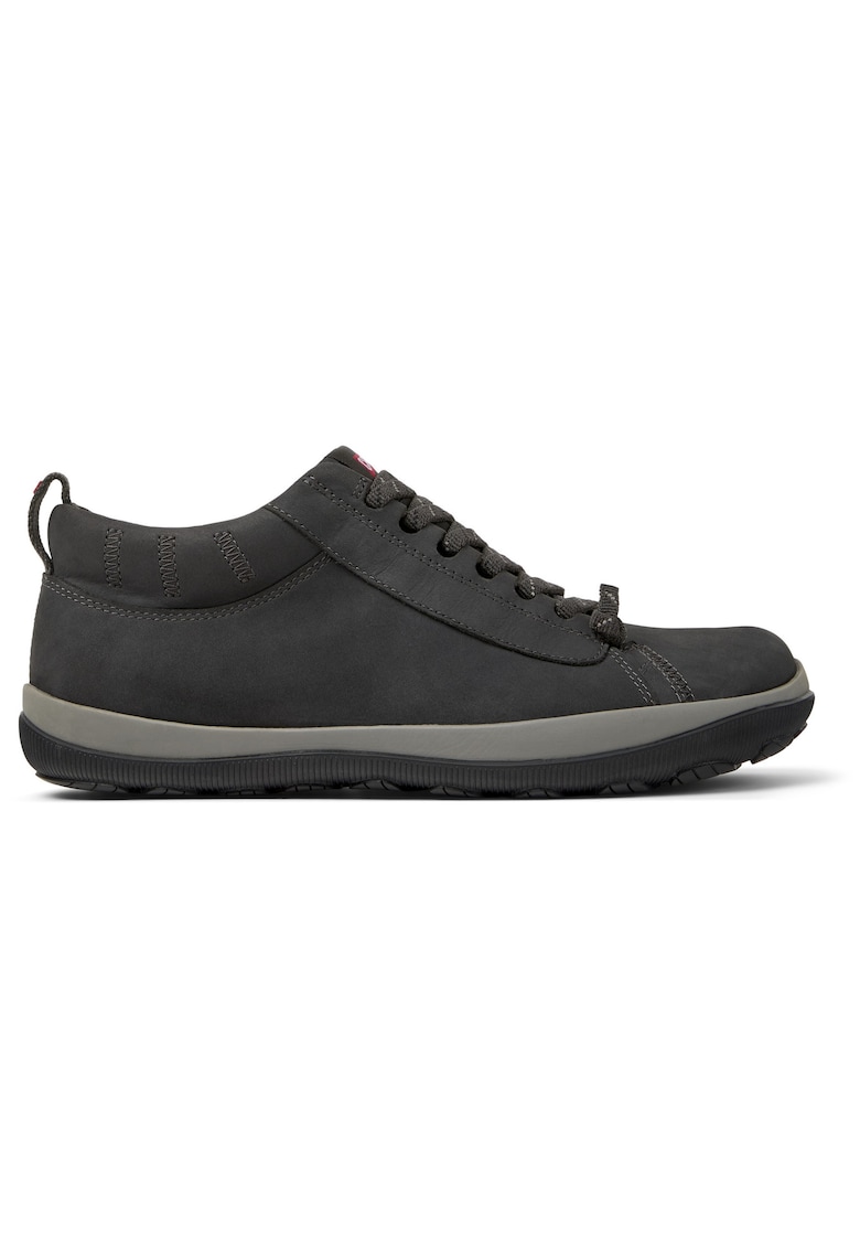 Pantofi casual din piele nabuc Peu Pista GM 1213 - Gri antracit