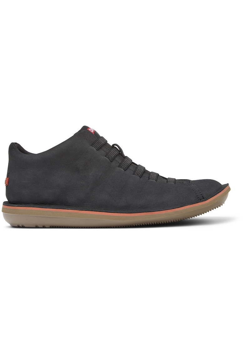 Pantofi sport de piele nabuc Beetle 1353 - Gri