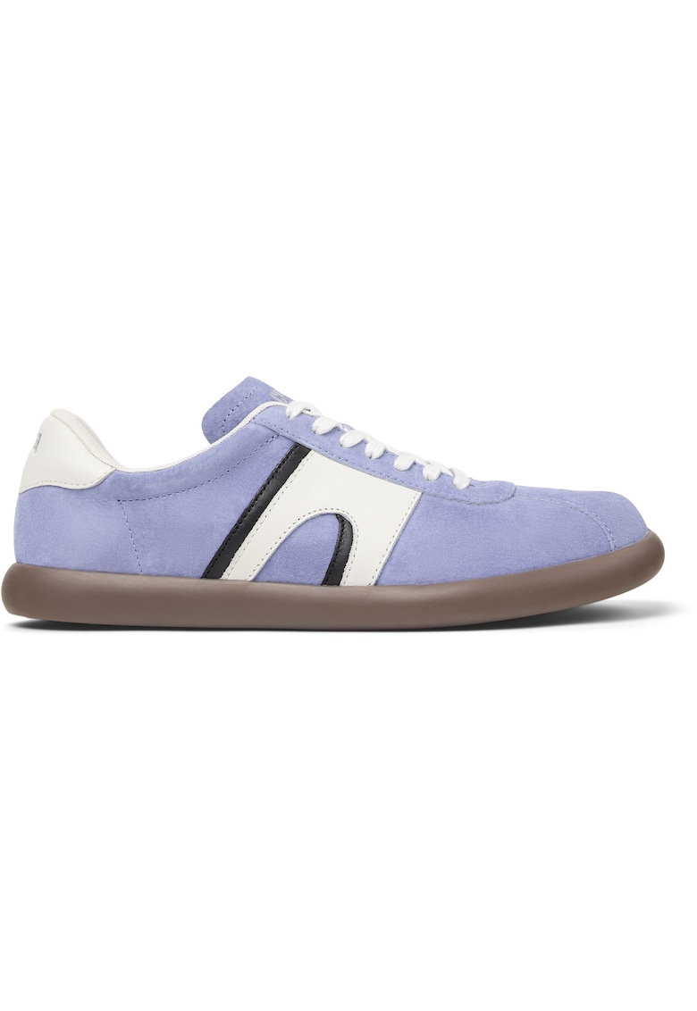 Pantofi casual de piele nabuc cu insertii de piele Pelotas Soller