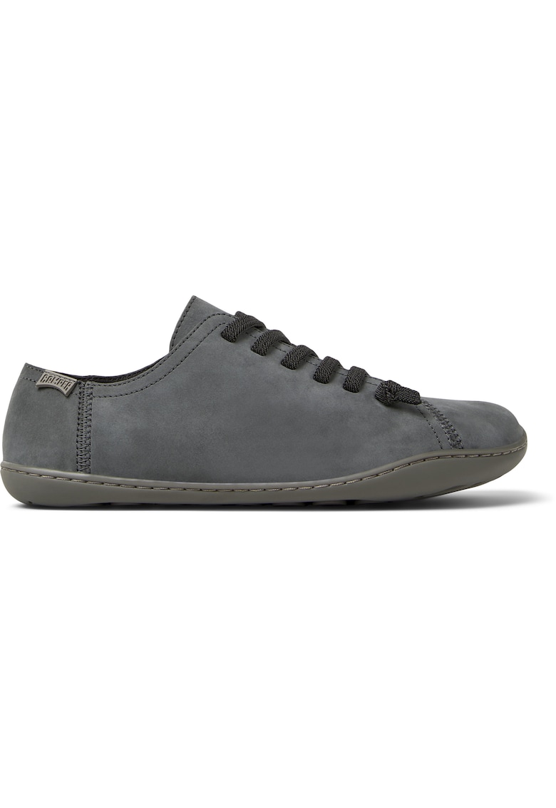 Pantofi de piele nabuc Peu Cami - Gri inchis