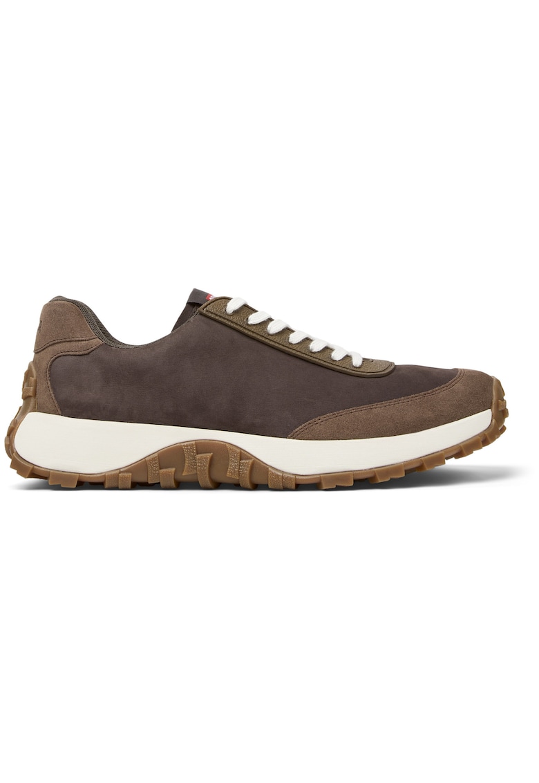 Pantofi sport de piele nabuc si piele intoarsa Drift Trail 209907 - Maro