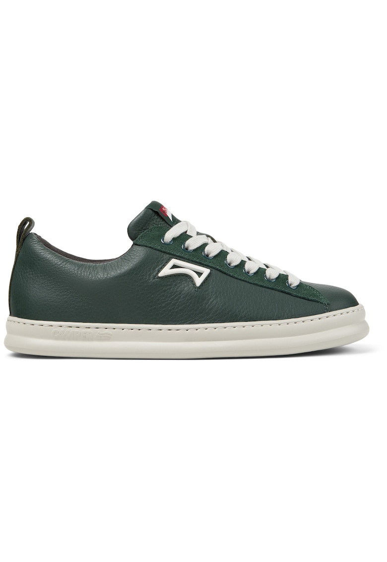Pantofi sport Runner Four din piele cu model uni - Verde