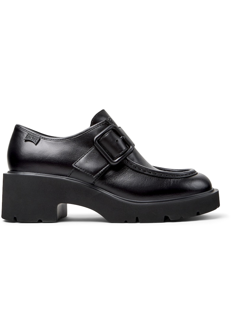 Pantofi loafer de piele Milah - Negru