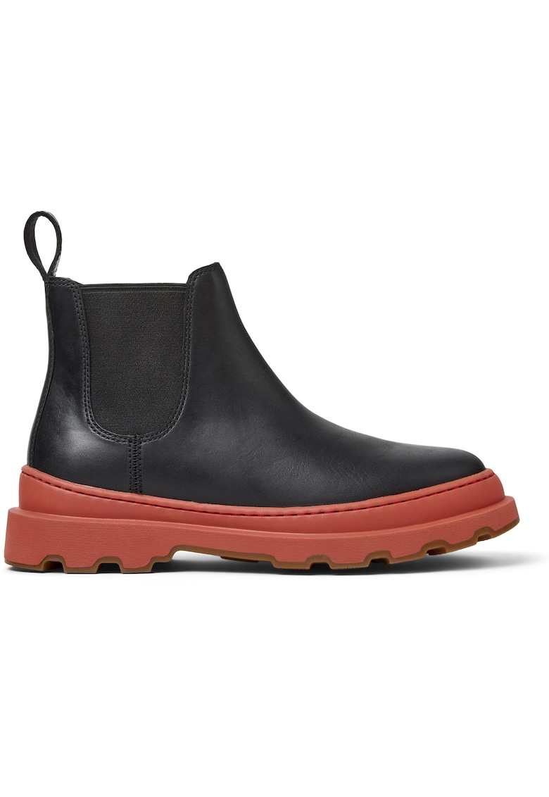 Ghete Chelsea de piele Brutus+ - Negru