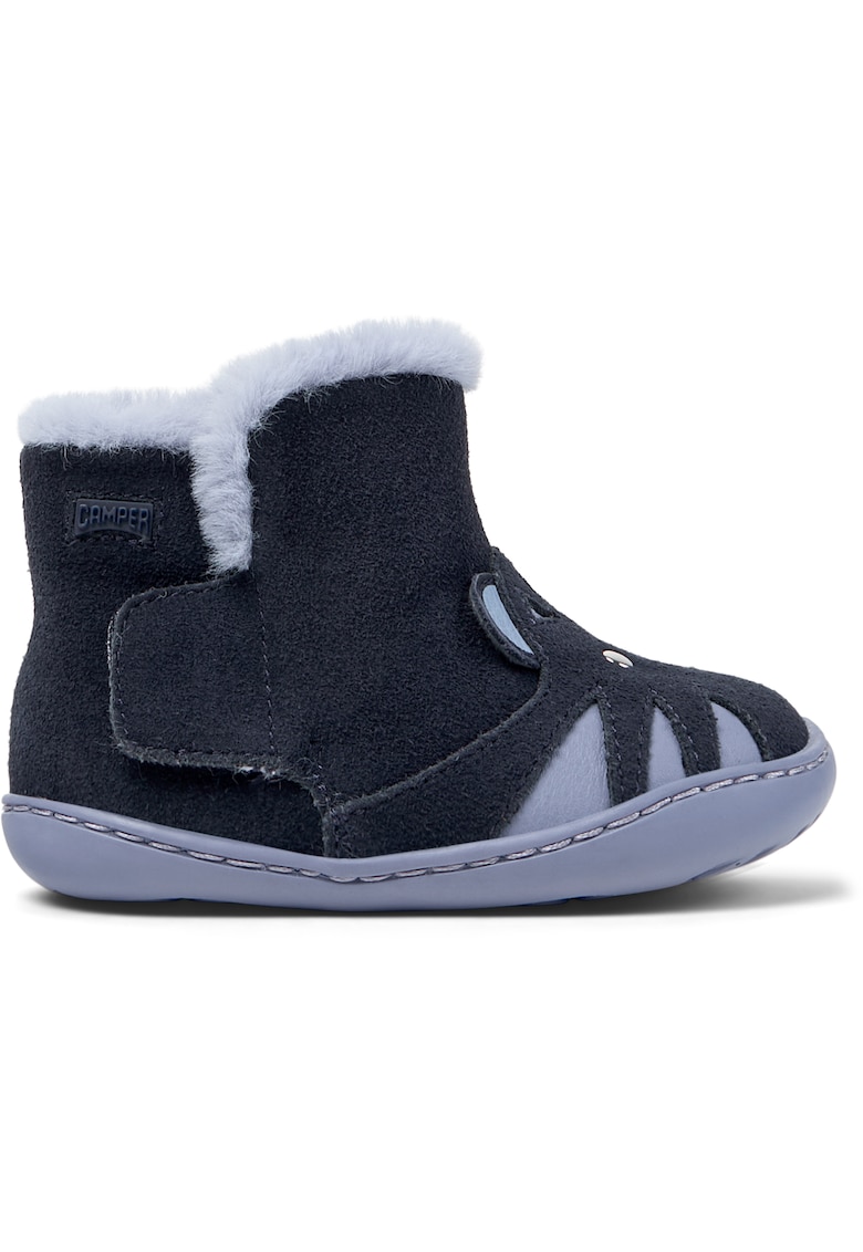 Botine de piele intoarsa Peu Cami - Albastru