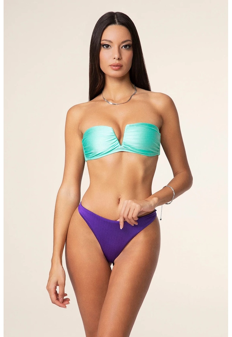 Sutien de plajă cu bretele detașabile -