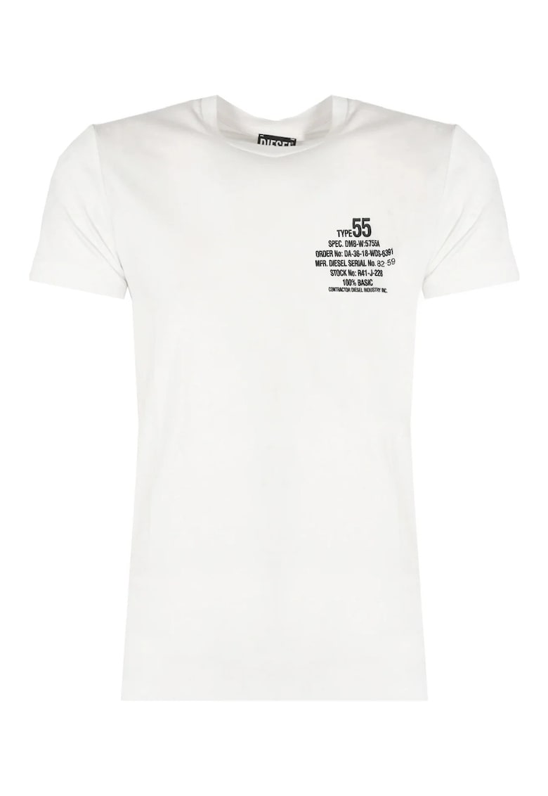 Diesel Tricou cu detaliu text T-Diegor -