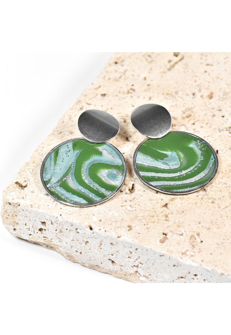 Cercei lut polimeric si rasina epoxidica - unicitate - dimensiuni mari