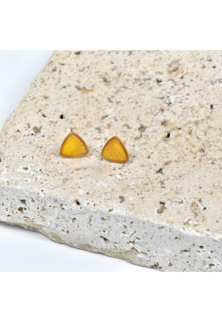 Cercei din lut polimeric si rasina epoxidica - usori - multicolor - handmade