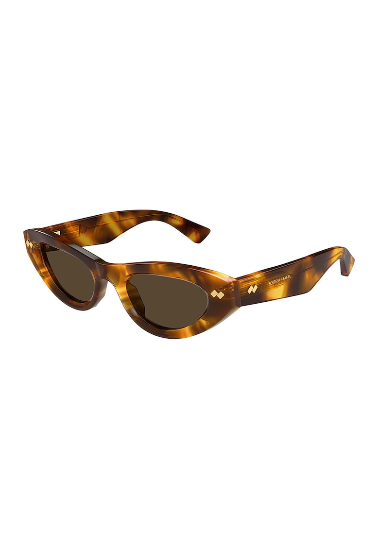 Ochelari de soare cat-eye cu aspect tortoise