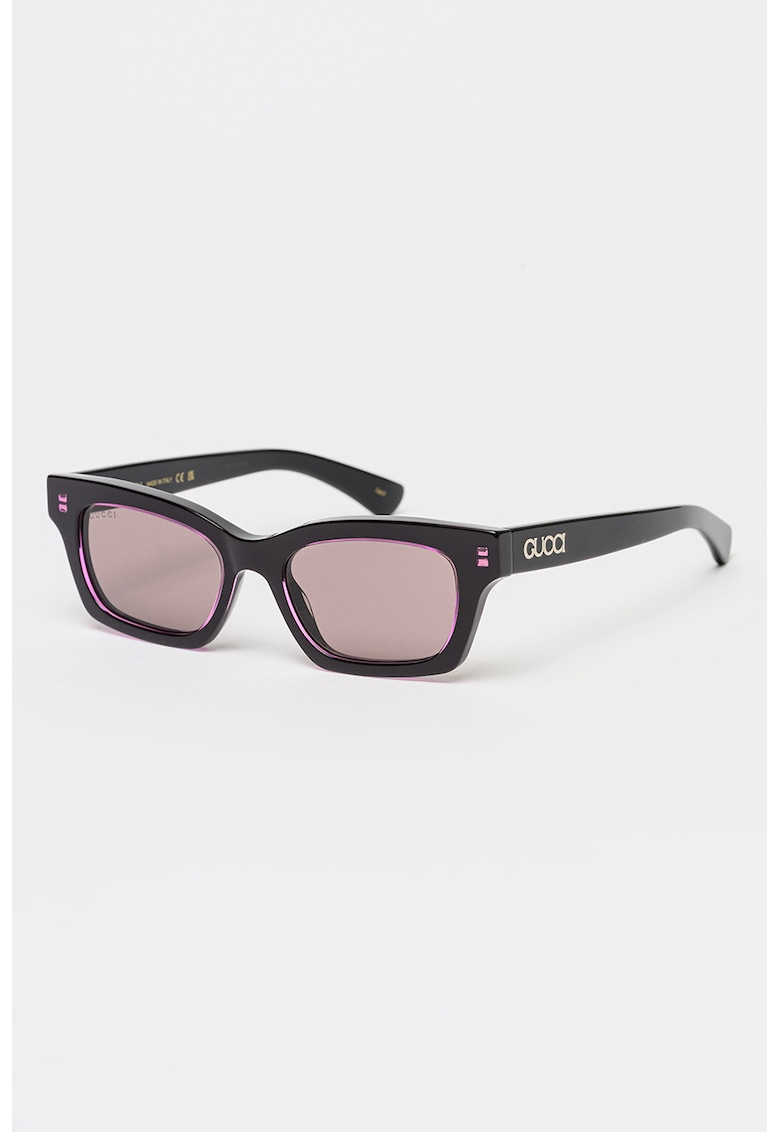 Ochelari de soare cat-eye cu lentile uni - Violet