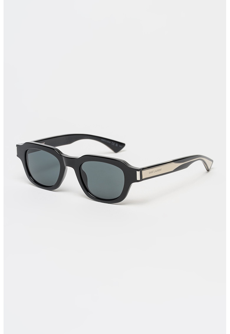 Ochelari de soare unisex dreptunghiulari - Negru