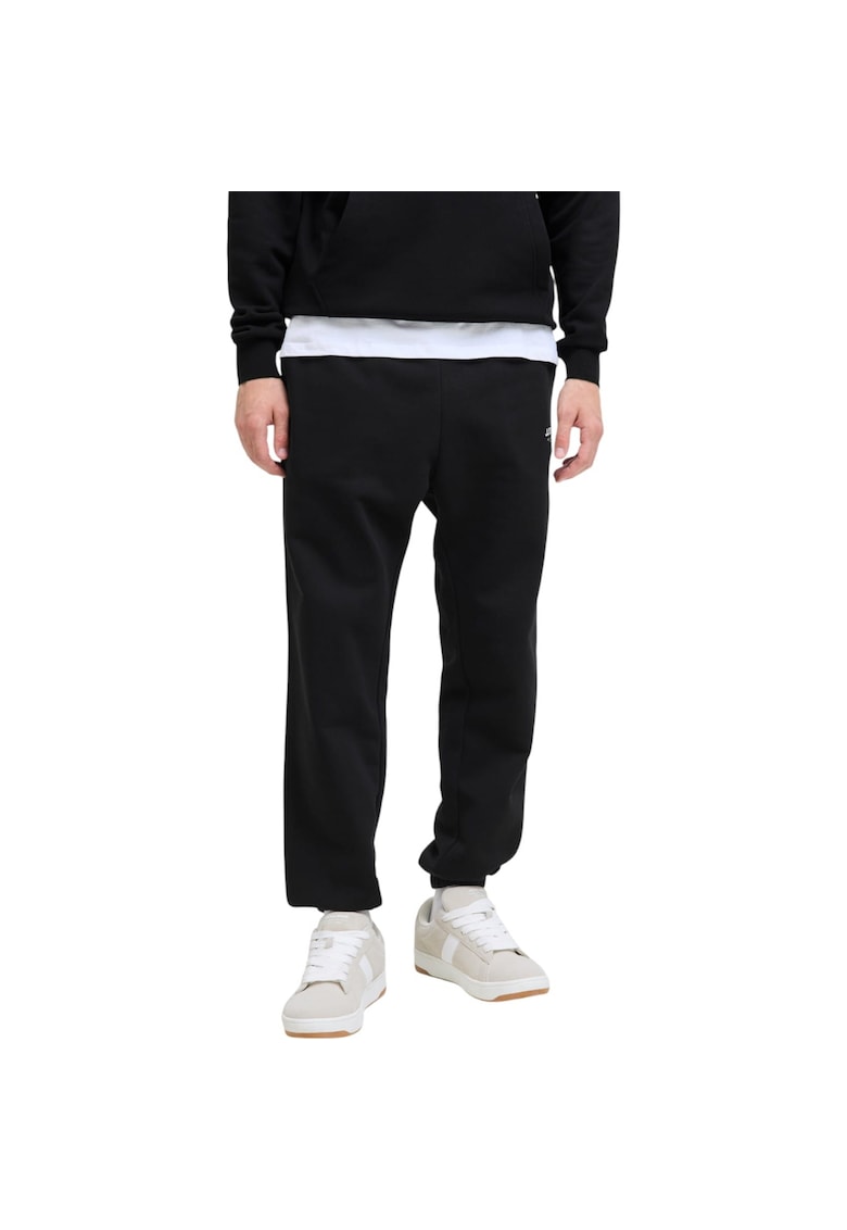 Pantaloni de trening cu talie ajustabila - Negru