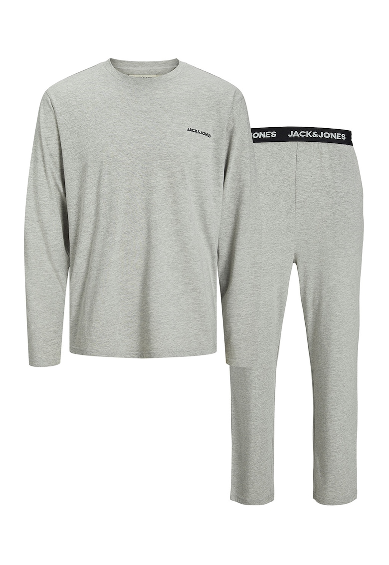 Pijama cu pantaloni lungi si logo