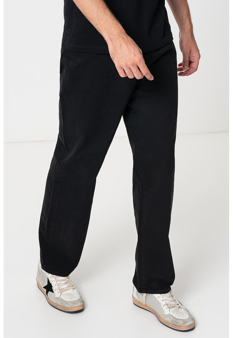 Blugi cu croiala ampla - Negru