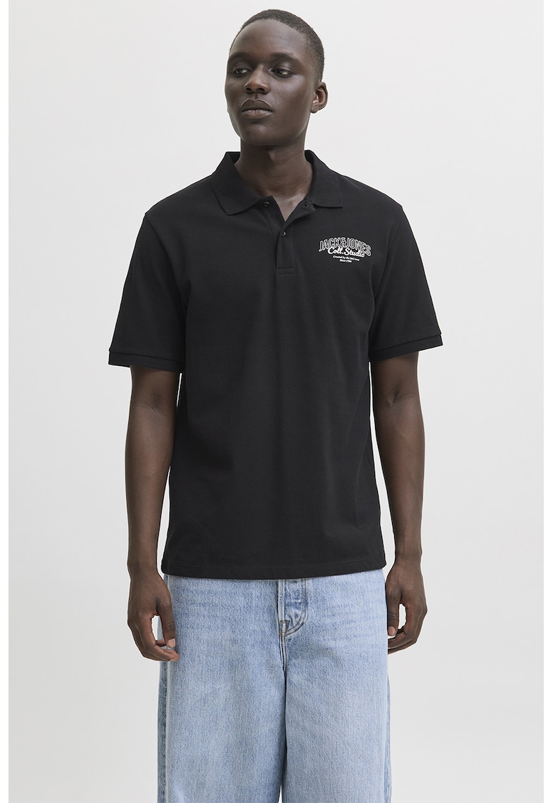 Tricou polo de bumbac pique