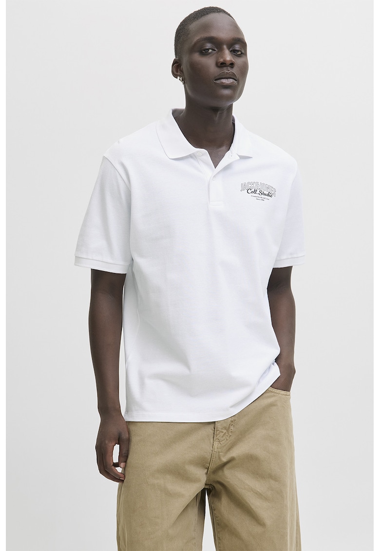 Tricou polo de bumbac pique