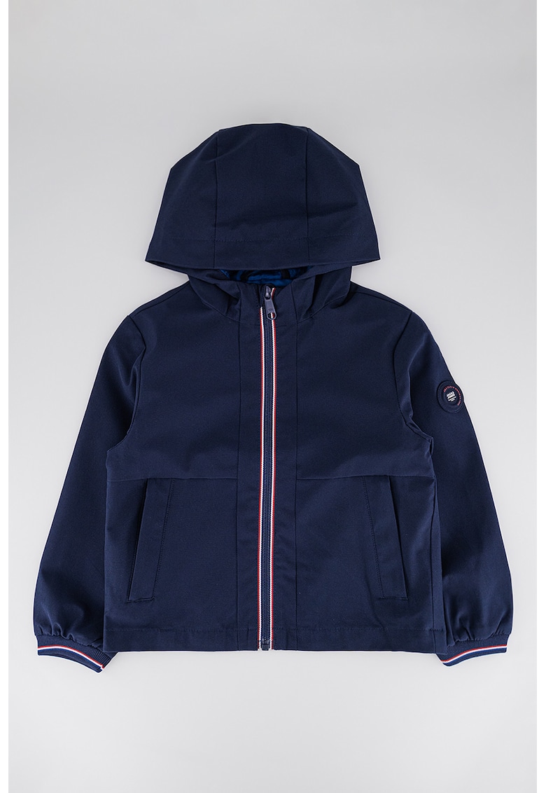 Jacheta usoara cu logo aplicat - Bleumarin -