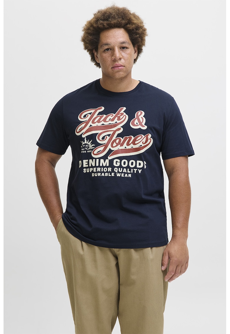 Tricou de bumbac organic cu imprimeu logo