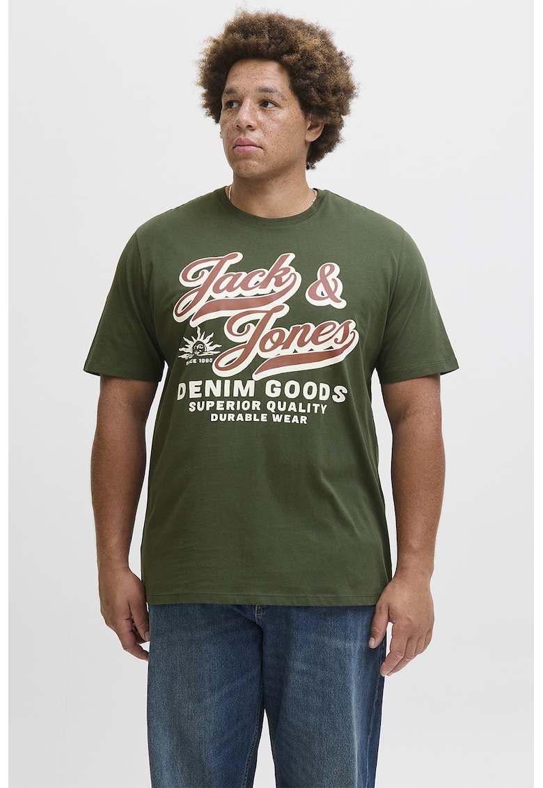 Tricou de bumbac organic cu imprimeu logo