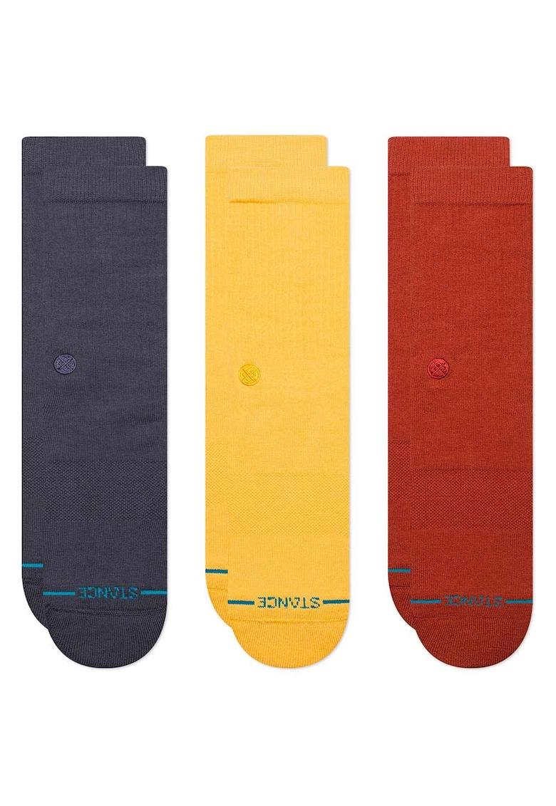 Set 3 perechi sosete sport barbati - bumbac - multicolor