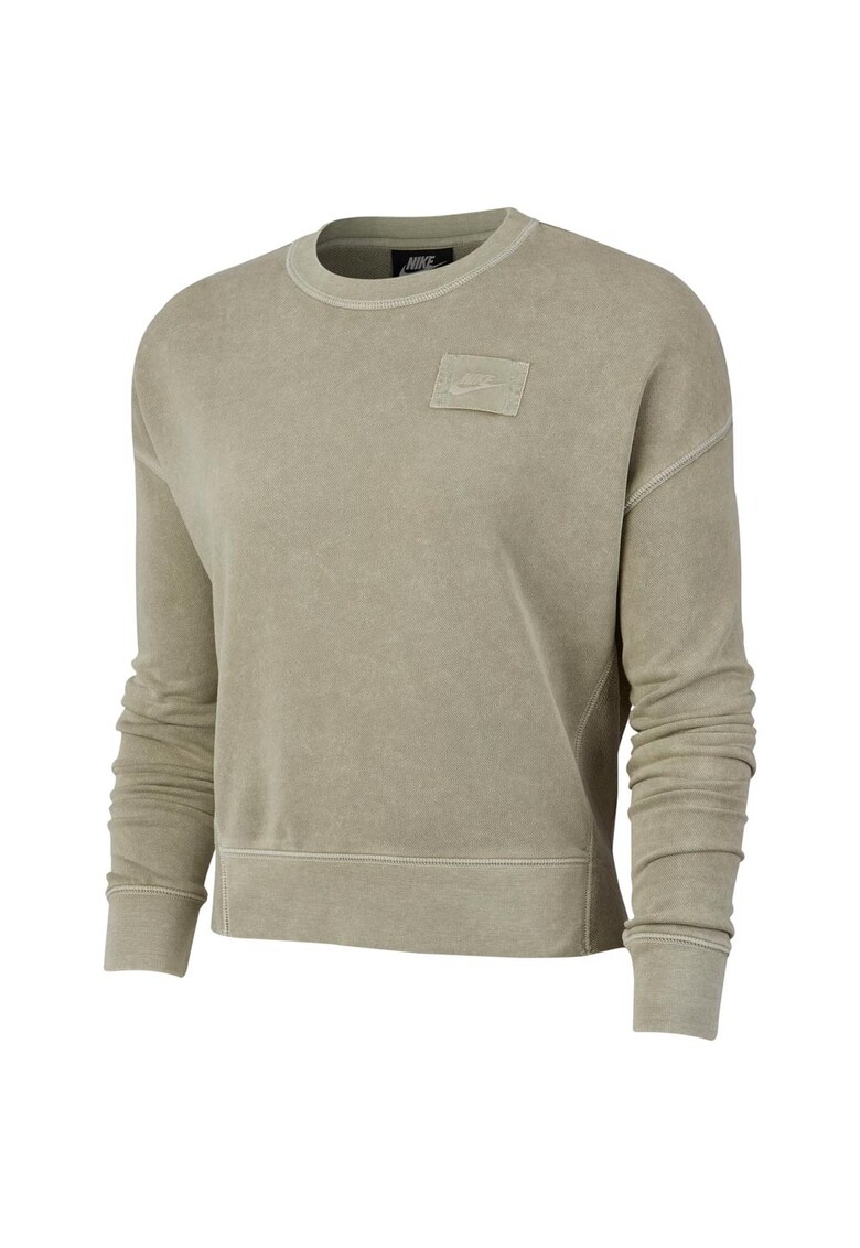 Hanorac sport French Terry - stil retro - bej - bumbac -