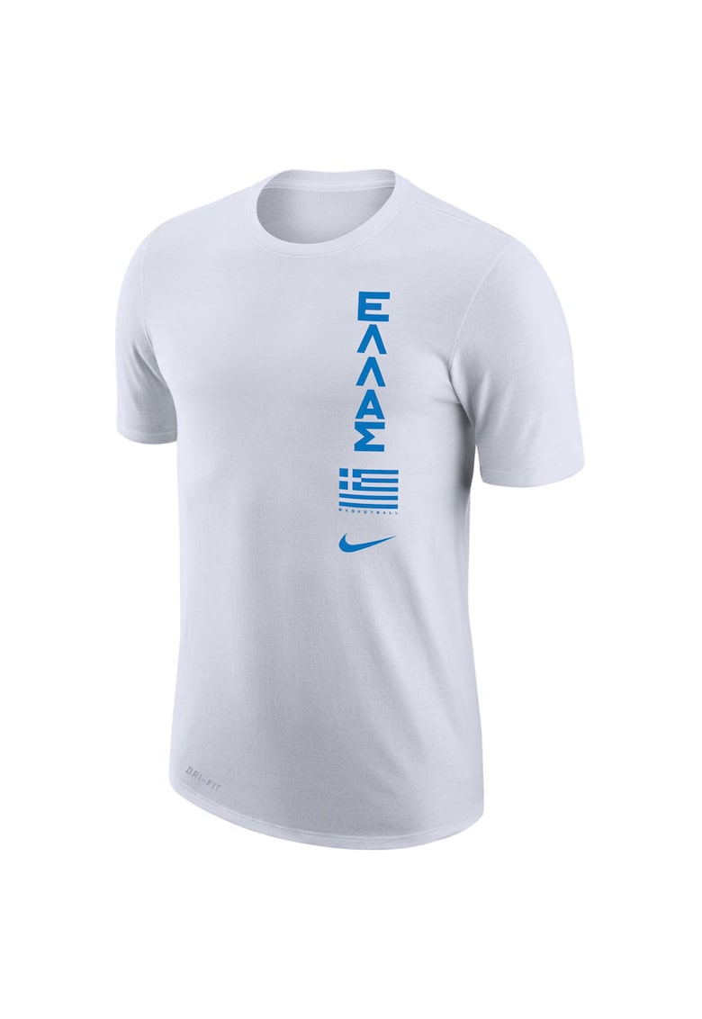 Tricou sport tehnologie Dri-FIT - alb - bumbac/poliester