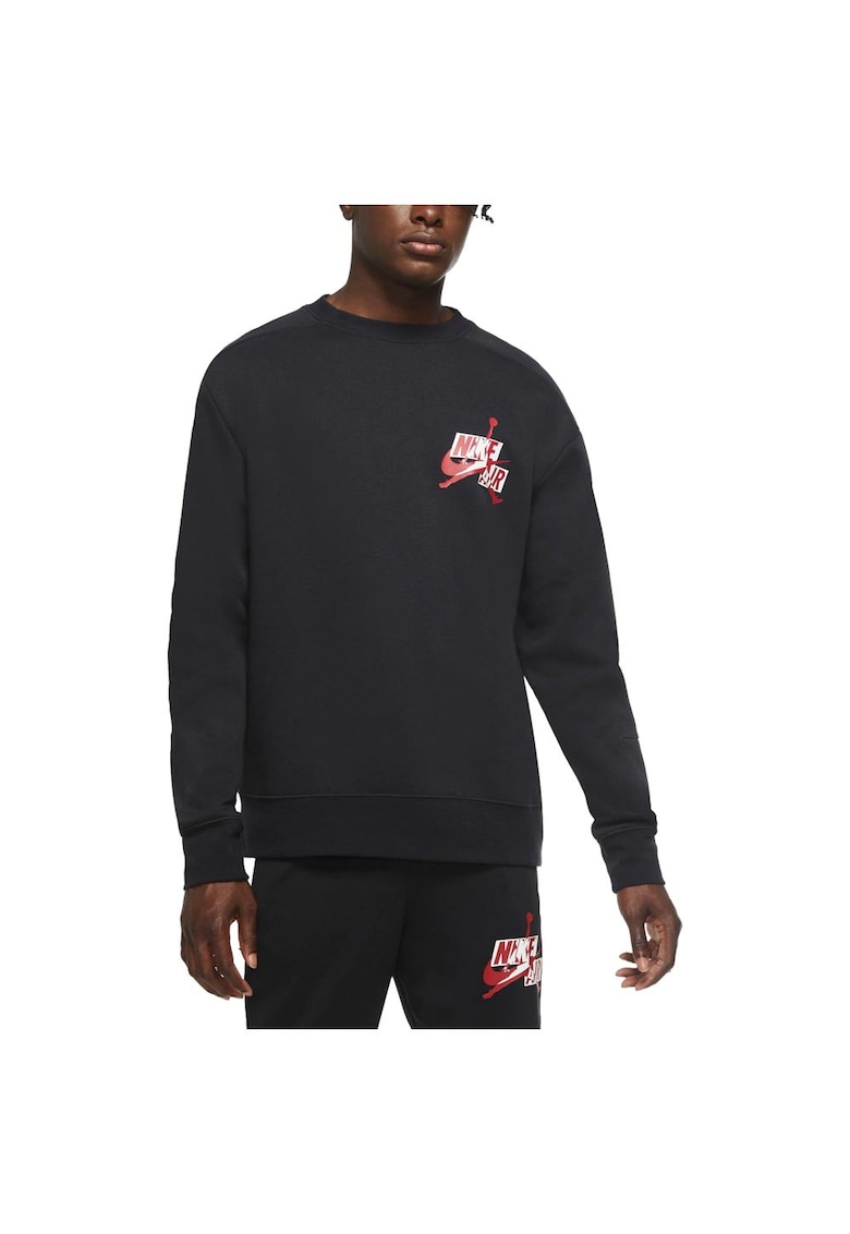 Hanorac sport barbati CK6763 - Bumbac - Negru