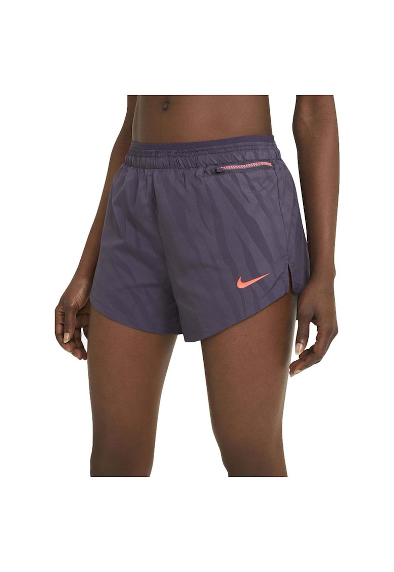 Pantaloni sport scurti dama CZ9561 - Poliester - Mov -