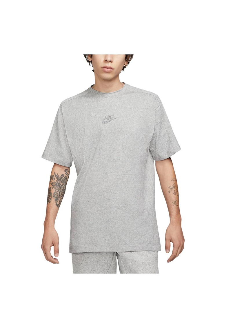 Tricou sport model NSW Revival - relaxat - gri - bumbac reciclat -