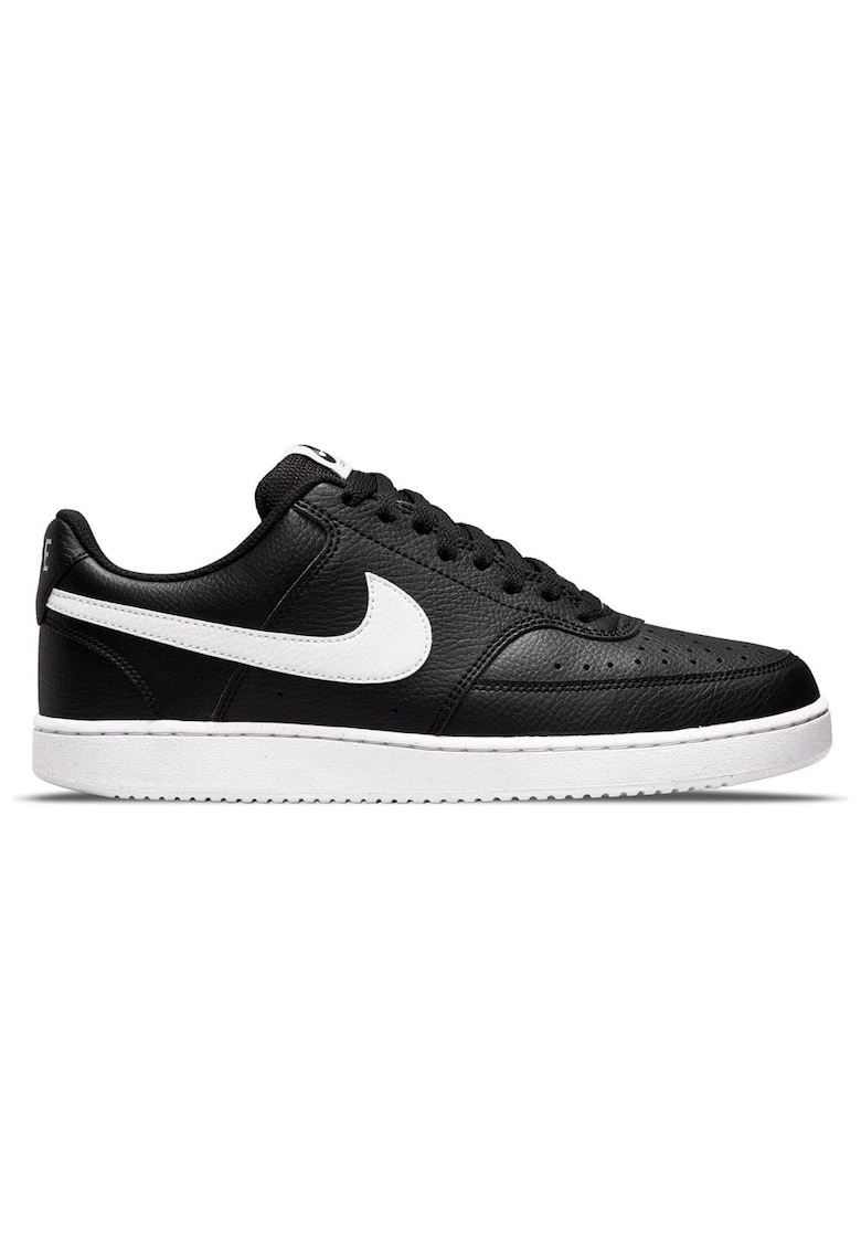 Pantofi sport barbati - Court Vision Low NN DH2987 - piele naturala/piele ecologica - negru/alb -