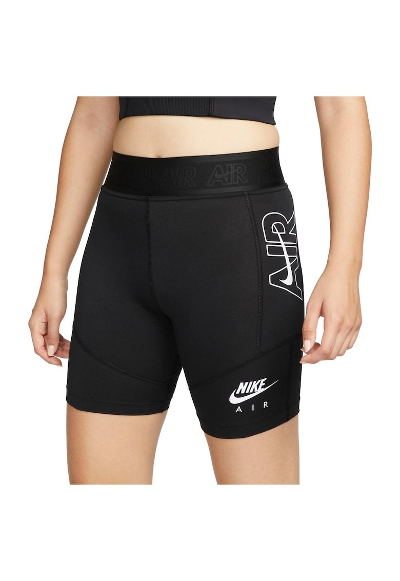 Colanti scurti sport dama DM6055 - Bumbac/Poliester - Negru -