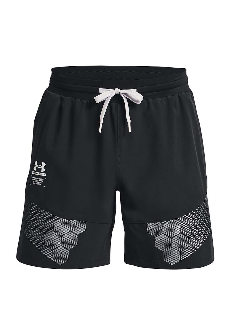 Pantaloni sport barbati impermeabili - poliester/elastan - negru -