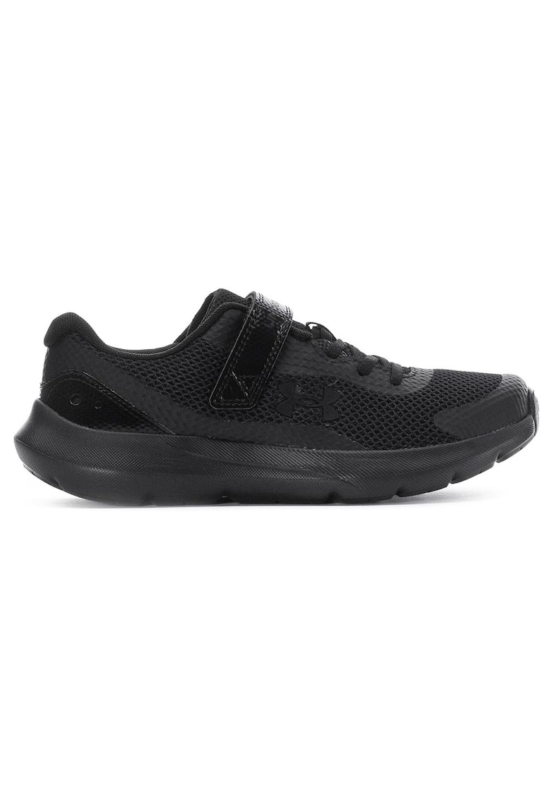 Pantofi sport copii - UA BPS Surge 3 AC - confortabili - respirabili - negru - spuma EVA