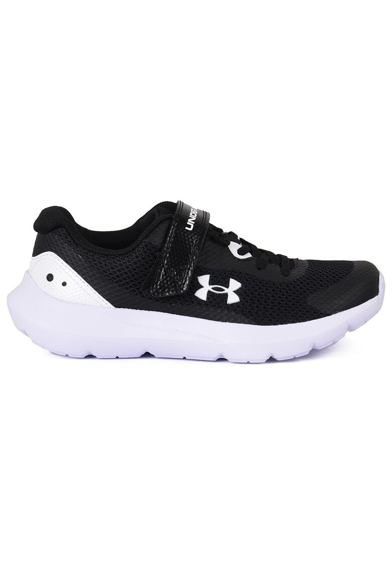 Pantofi sport copii UA BPS Surge 3 - respirabili - durabili - negru - plasa