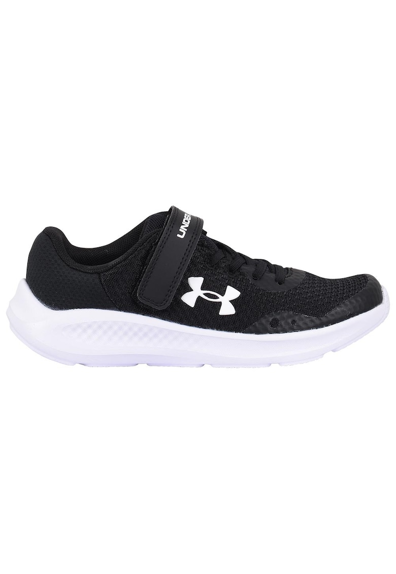 Pantofi sport copii UA BPS Pursuit 3 - material tip plasa - talpa EVA - culoare negru