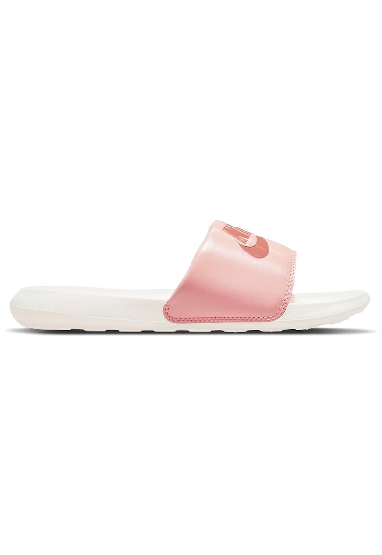 Slapi dama Victori One confort sporit - design clasic - sintetic - alb/roz
