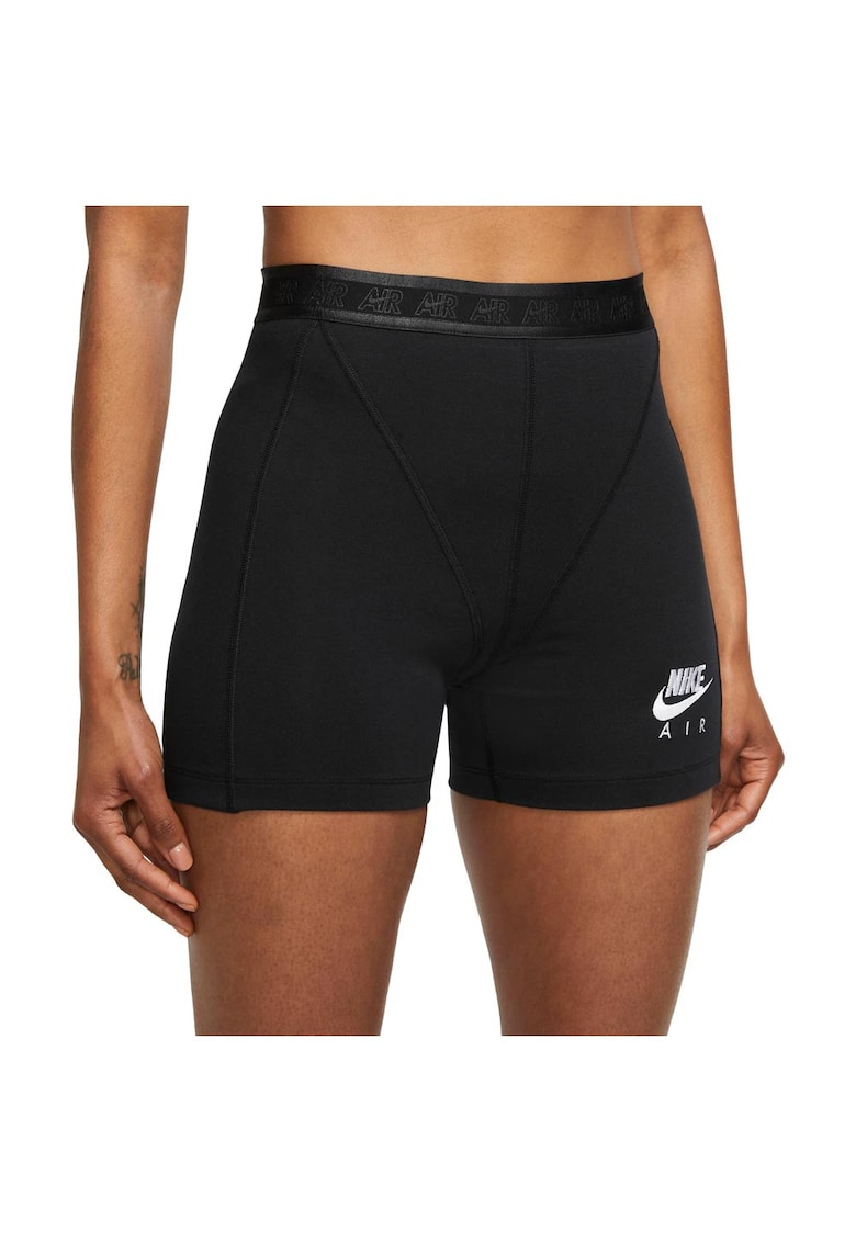 Colanti scurti sport dama DM6468 - Bumbac/Poliester - Negru -