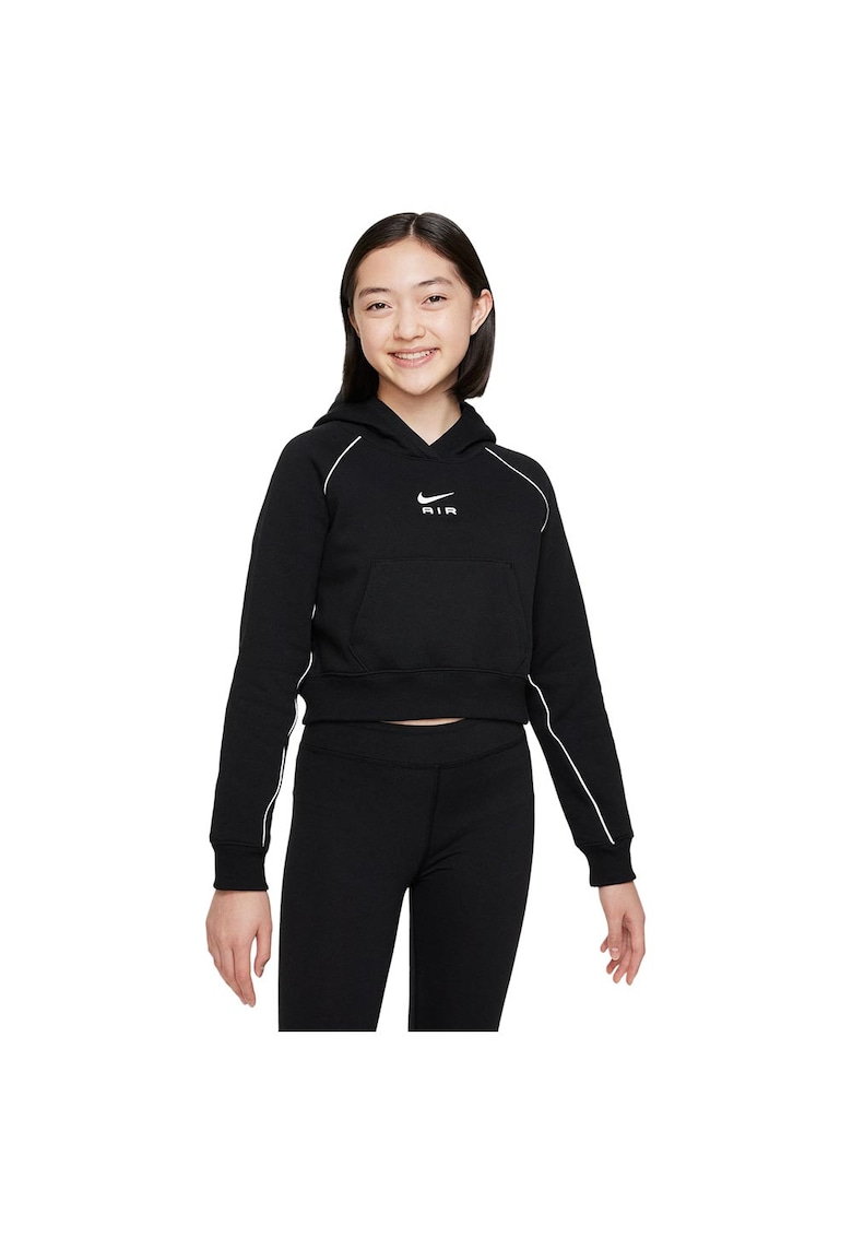 Hanorac sport copii scurt - cu detalii reflectorizante - bumbac