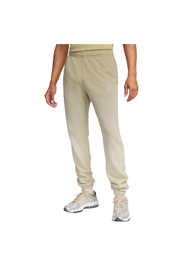Pantaloni sport Club Fleece DQ4631 - bumbac/poliester - bej -