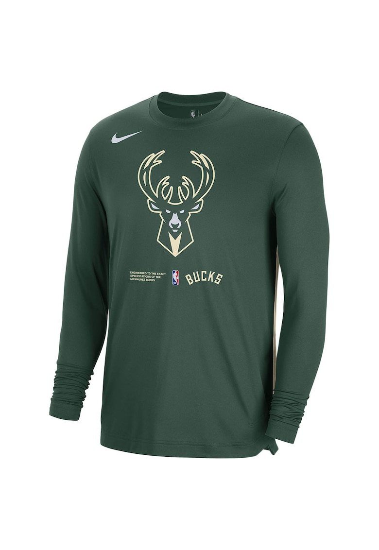 Tricou sport Milwaukee Bucks - croiala lejera - verde - poliester -