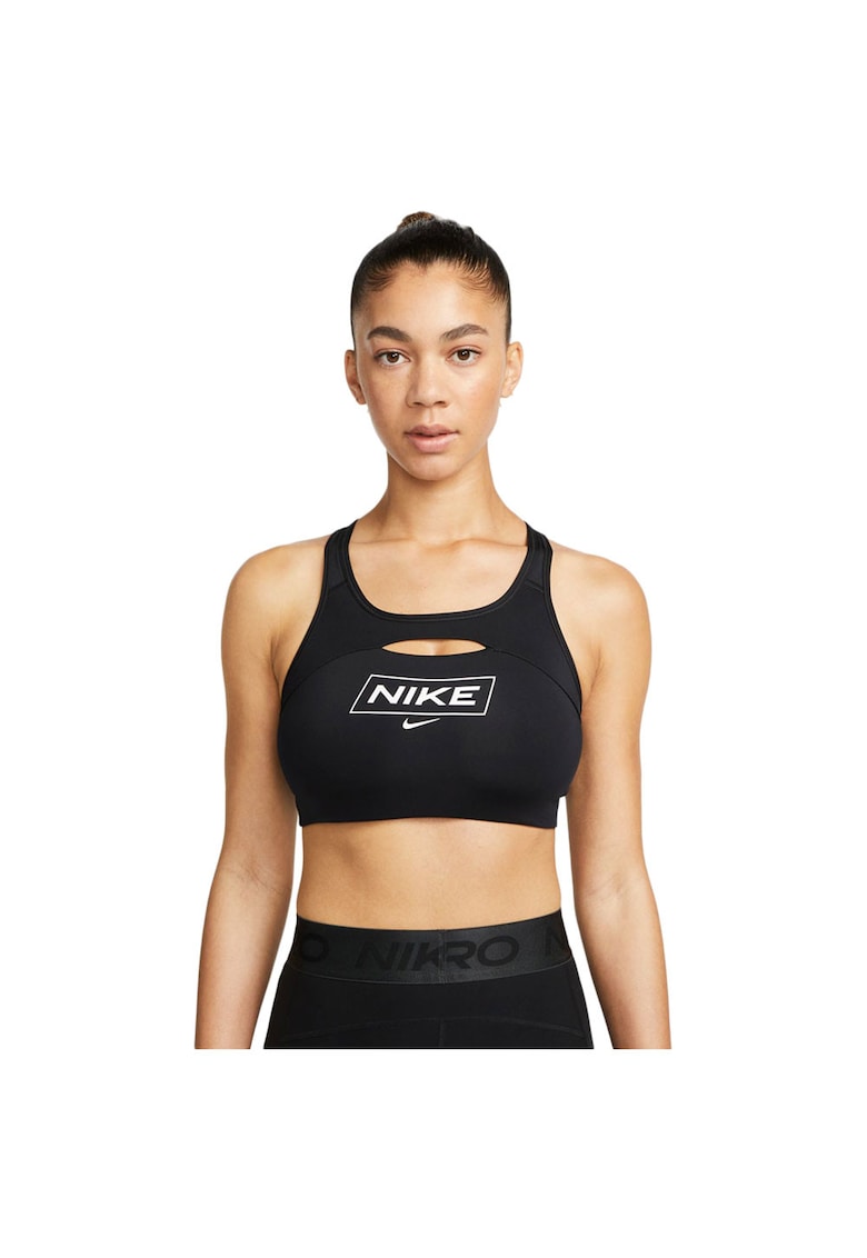 Bustiera sport DQ5252 - Poliester - Negru -