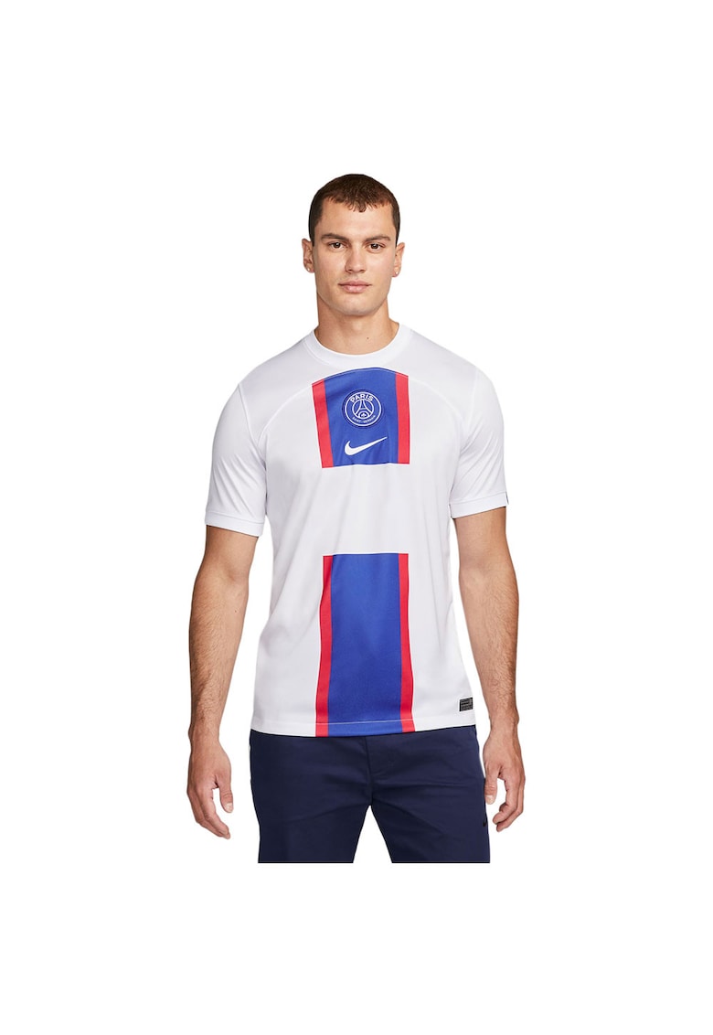Tricou sport alb - poliester - tehnologie Dri-FIT
