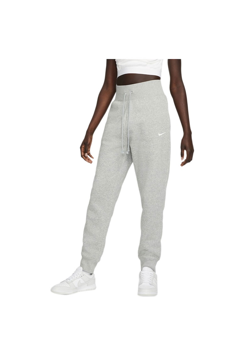 Pantaloni sport dama DQ5688 - Bumbac/Poliester - Gri -