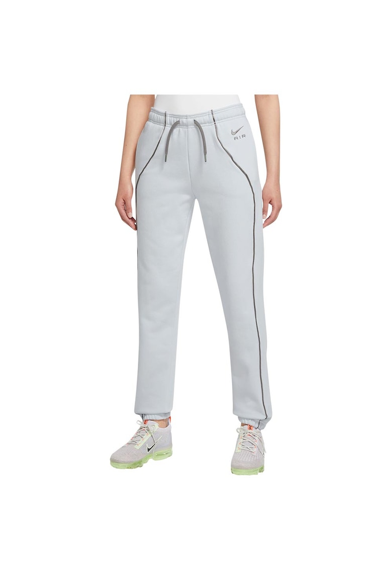 Pantaloni sport dama DQ6563 - Bumbac/Poliester - Gri