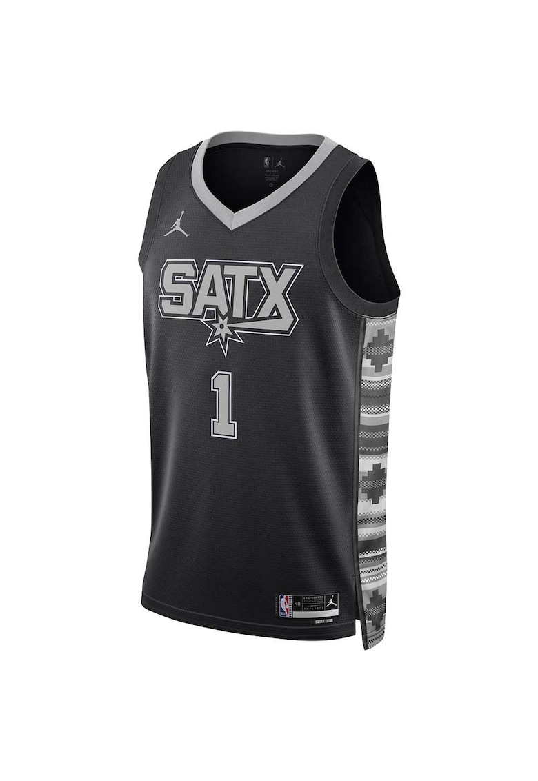 Maiou sport barbati San Antonio Spurs - Dri-FIT - negru - poliester -