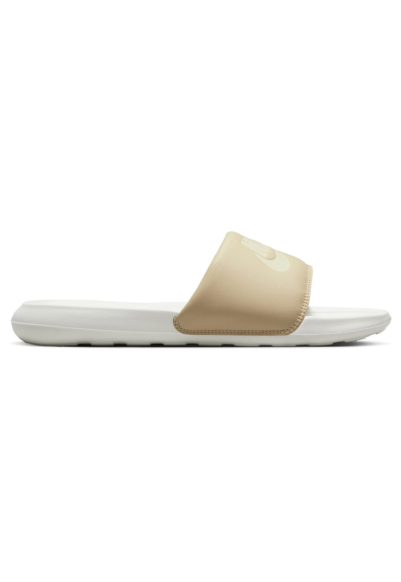 Slapi sport dama Victori One - confort sporit - sintetic - alb/auriu -
